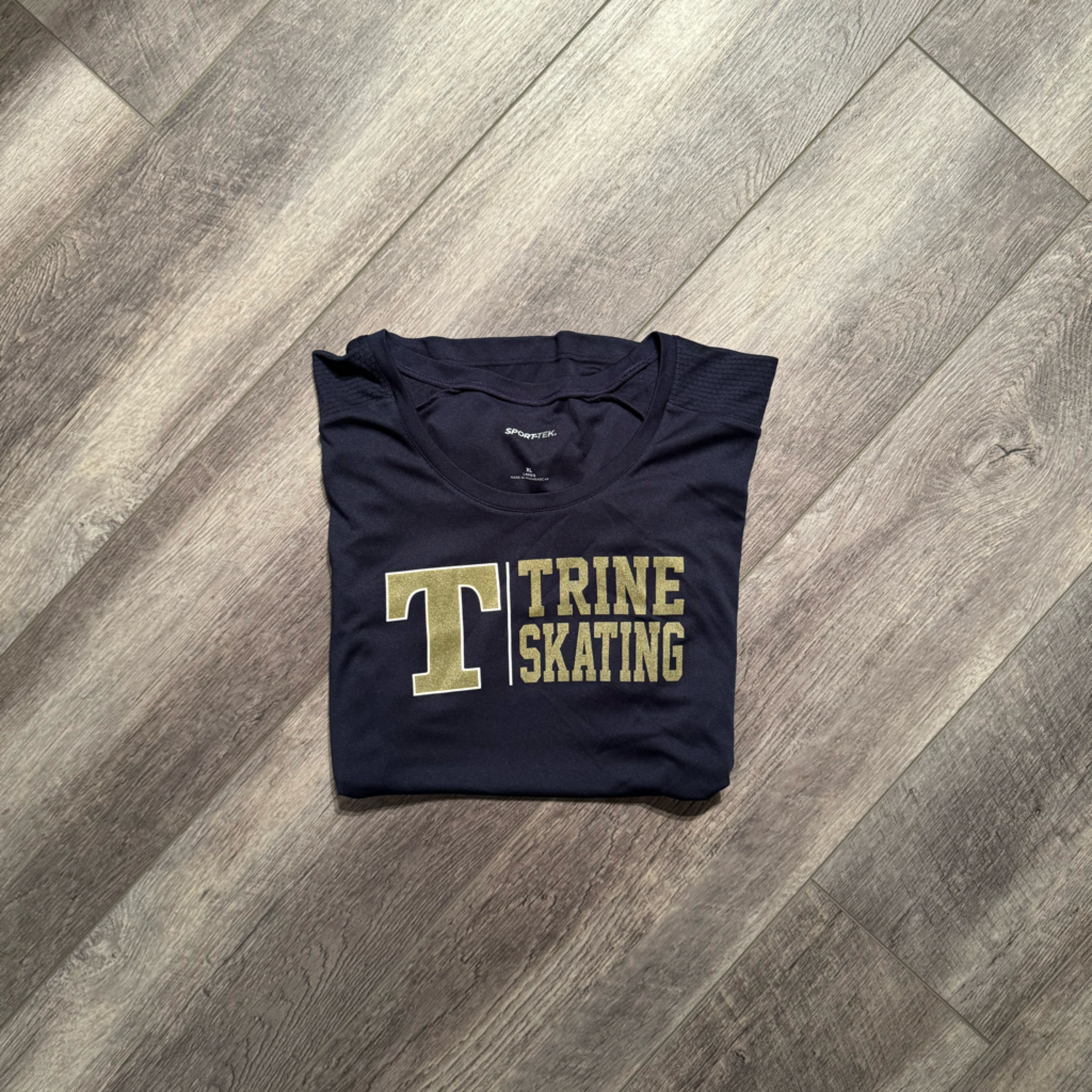Sport Tek Trine Skating Short Sleeve Athletic Tee